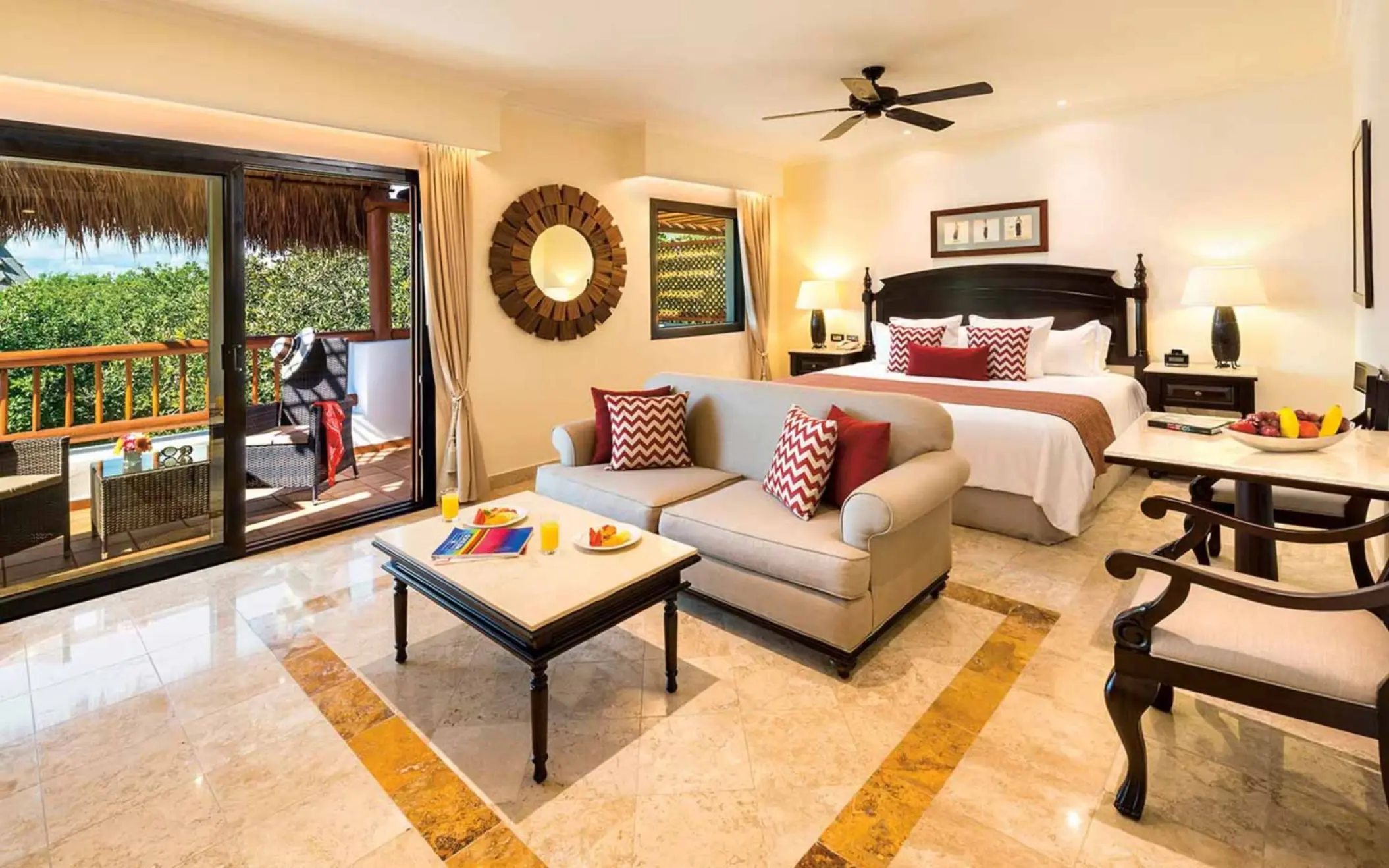 deluxe junior suite at Valentin Imperial Riviera Maya