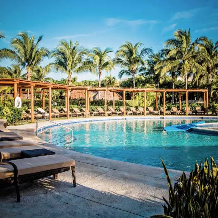 pool at Valentin Imperial Riviera Maya