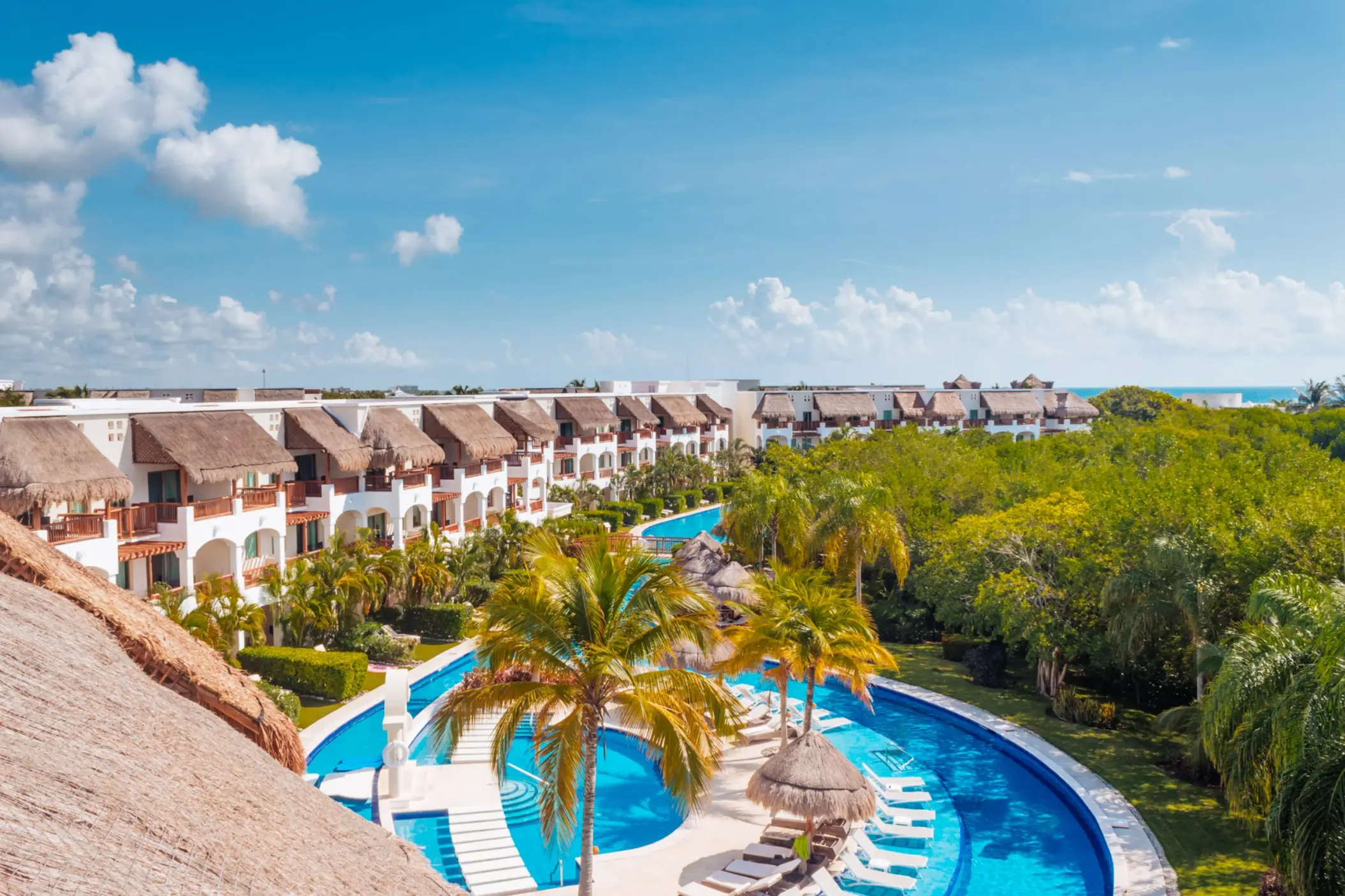 view from the balcony of a suite at valentin imperial riviera maya