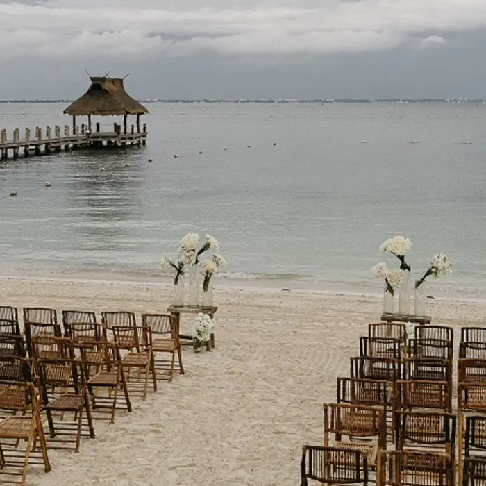 capricos beach wedding venue at villa del palmar cancun