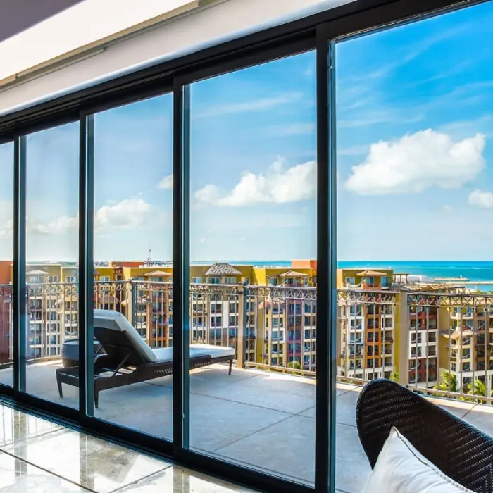 view from the grand penthouse at villa del palmar cancun