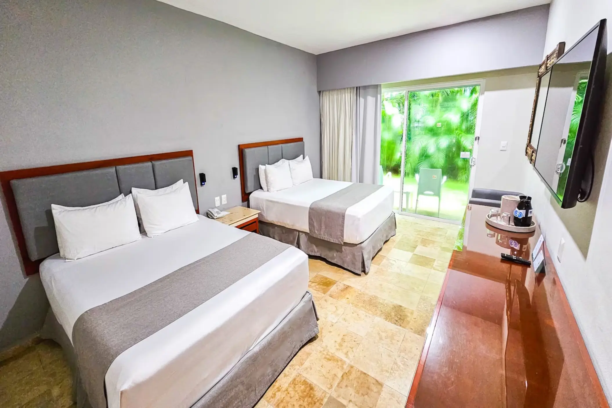 room with two beds at Viva Maya by Wyndham