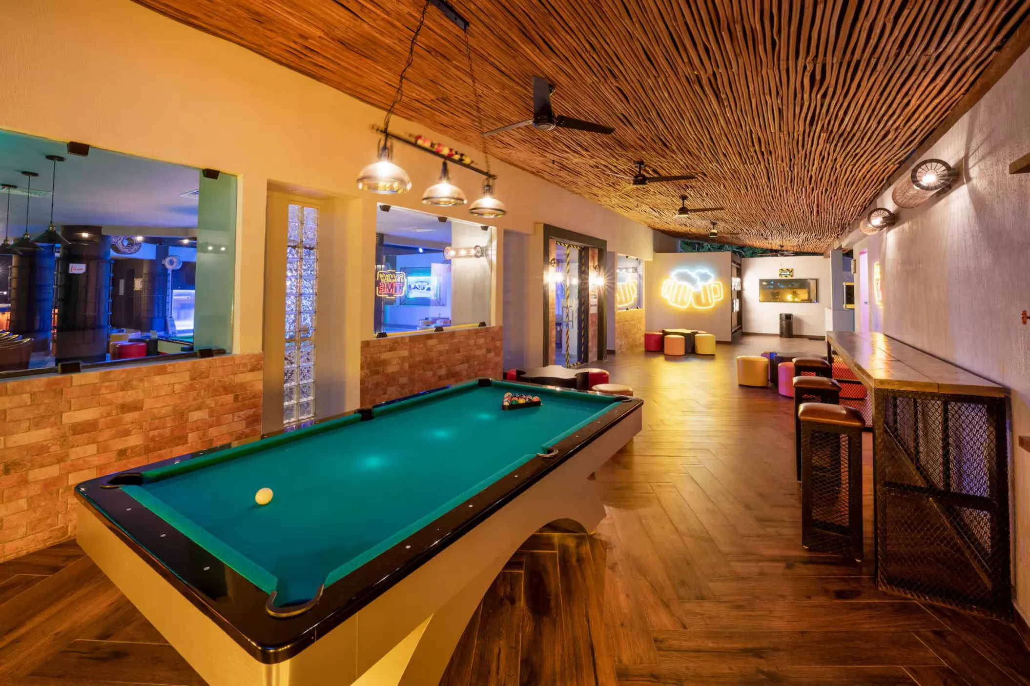 sports bar at Viva Maya by Wyndham