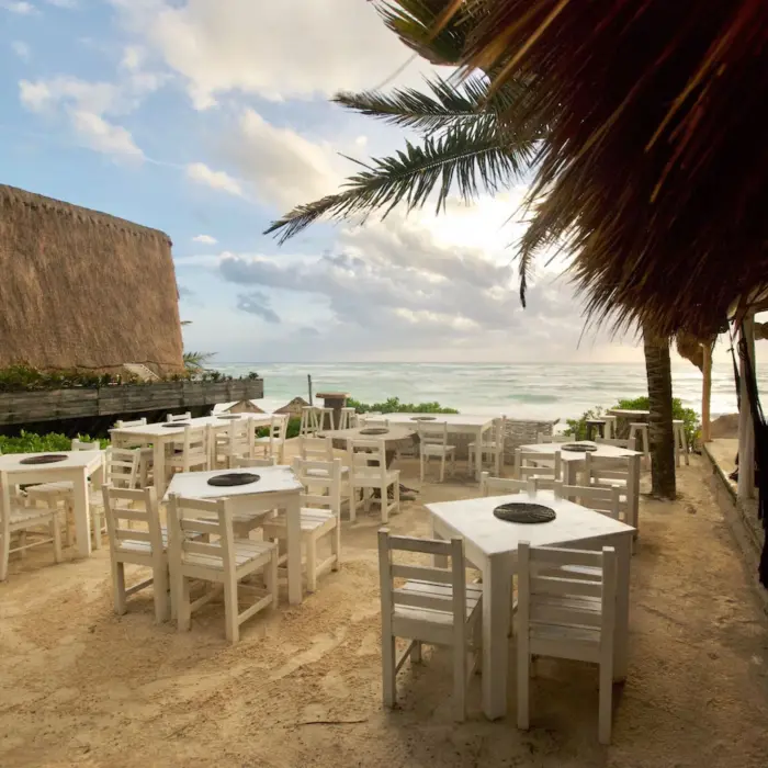restaurant at zulum hotel tulum
