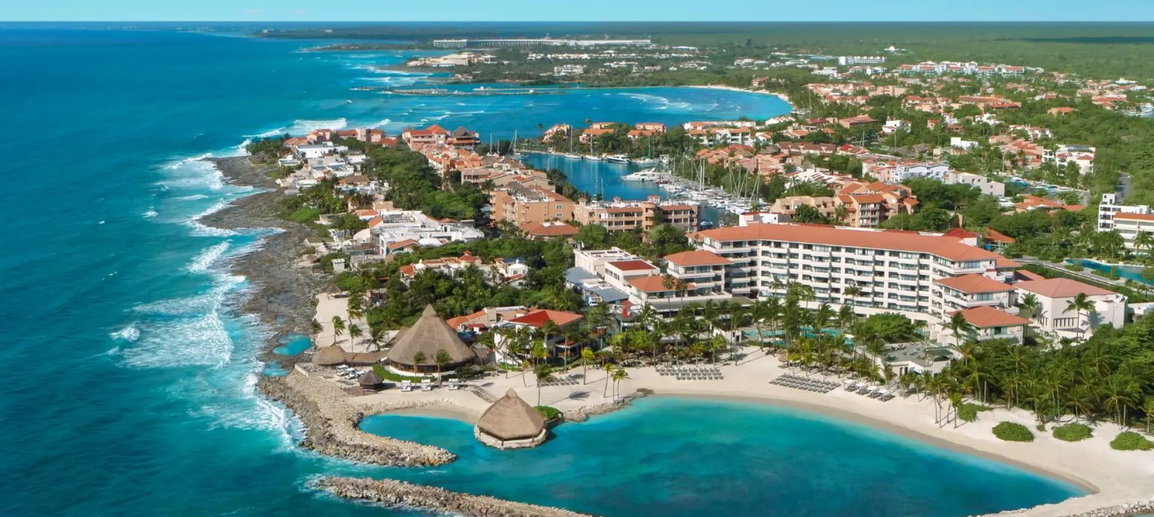 aerial view of dreams aventuras riviera maya