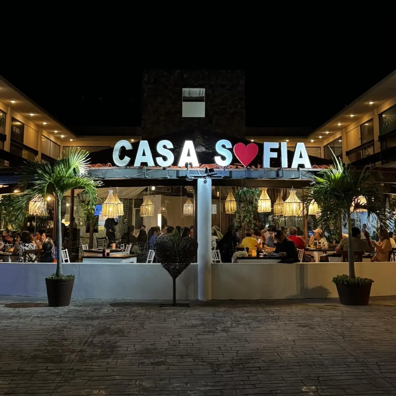 Casa Sofia restaurant in playa del carmen