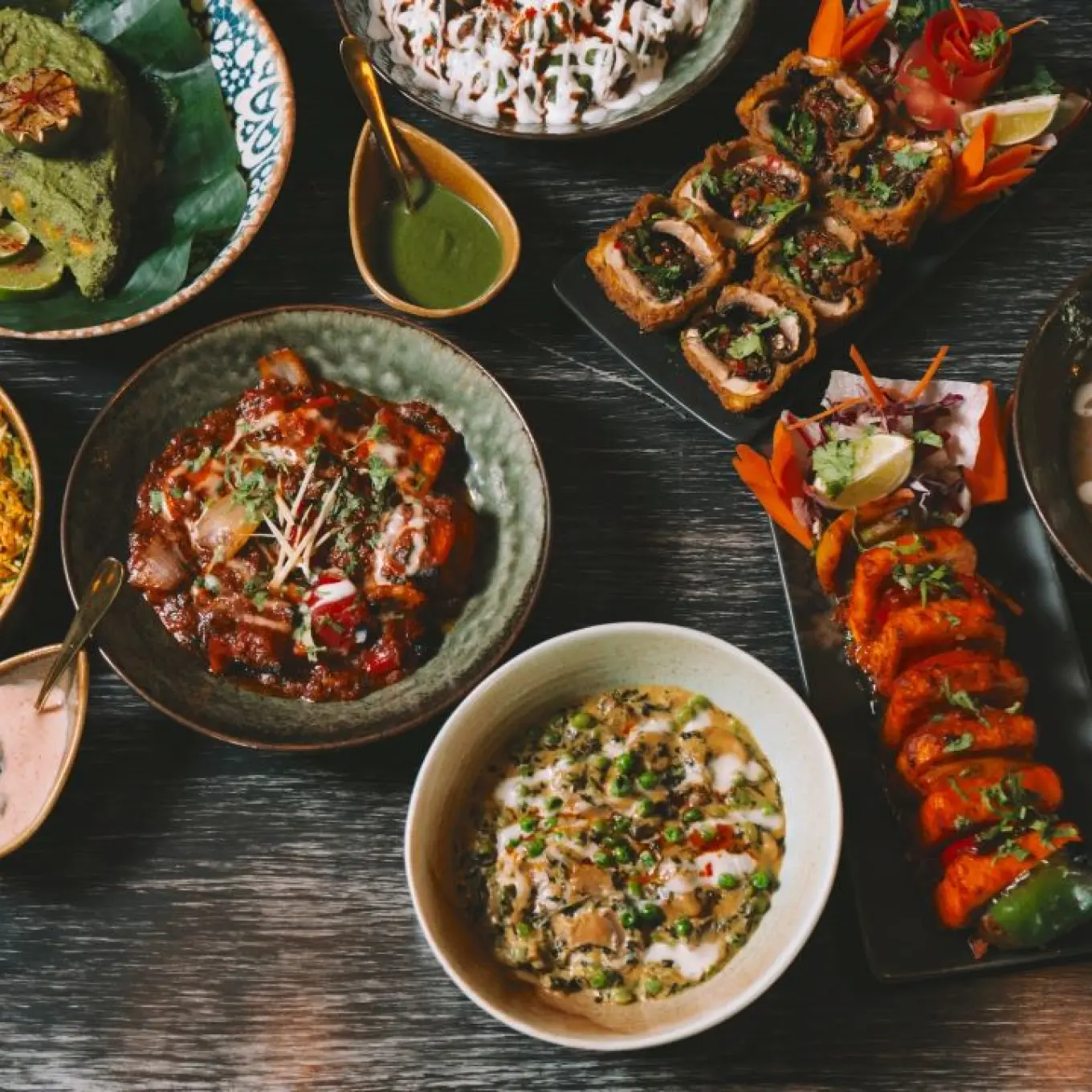 food at india jones restaurant in playa del carmen