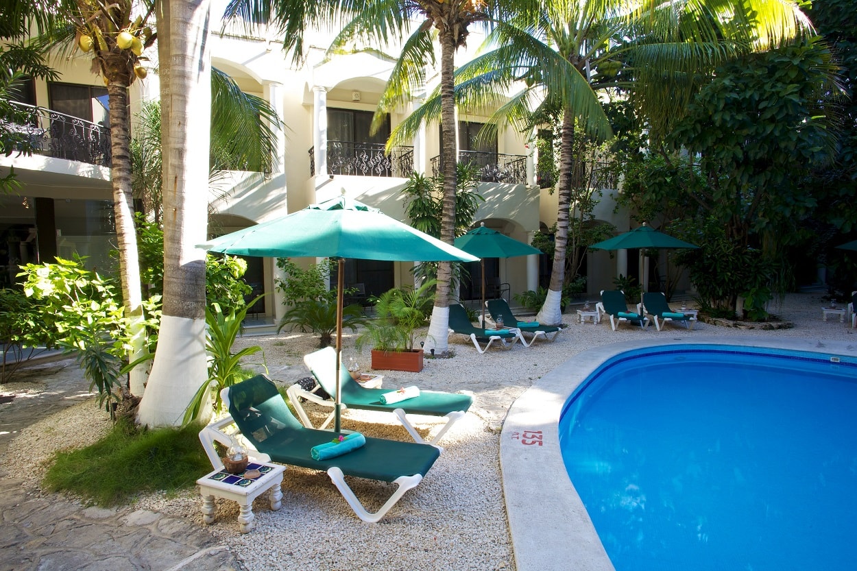 Hacienda paradise boutique hotel playa del carmen best airport to fly into playa del carmen