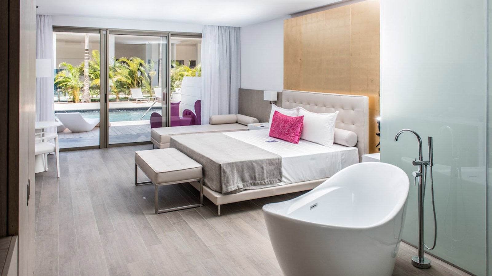 The junior suite at the Princess Yucutan 