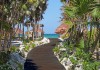 Valentin Imperial Maya beach pathway 