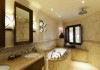 Luxurious bathroom in a master suite at the Belmond Maroma 